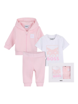 John Lewis HUGO BOSS Baby 3 Piece Outfit Set Festival Bloom- Buy online at McGrocer