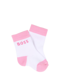 HUGO BOSS baby ankle socks pack of 3 pale pink, UK version