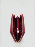 Mango zip around purse Bordeaux (British brand)