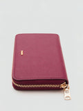 Mango zip around purse Bordeaux (British brand)