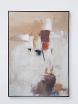 John Lewis John Lewis Autumn Echo Abstract Framed Canvas Print, Natural- Buy online at McGrocer