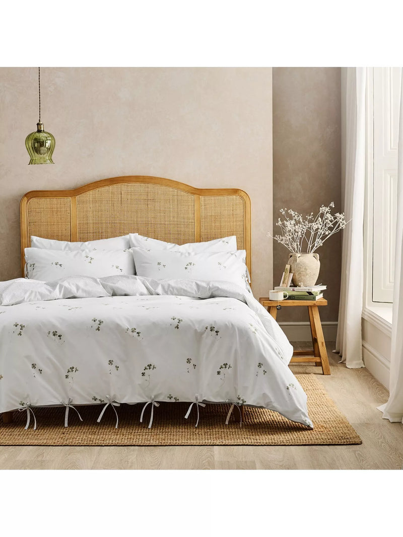 Christy duvet cover set Clover Green double, UK version