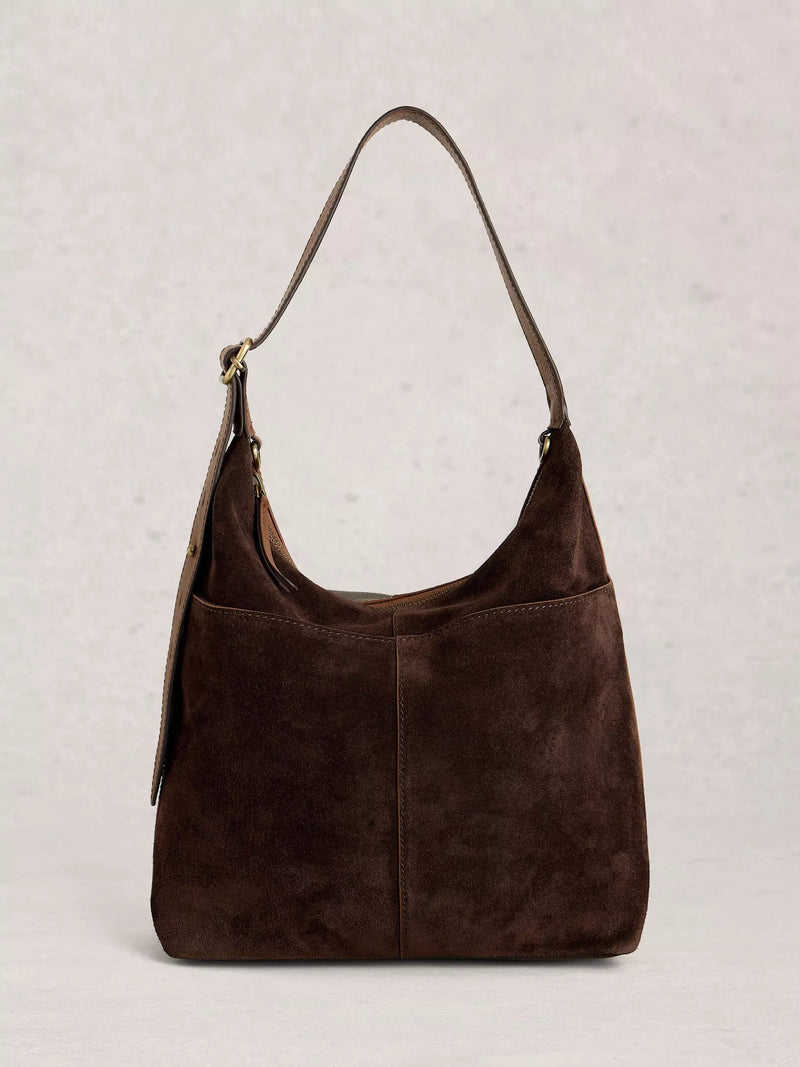 White Stuff Sophia pure leather bag in brown - British product