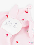 Petit Bateau pink bunny comforter, UK version