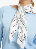 Smith & Soul paisley square scarf 70x70cm - British product