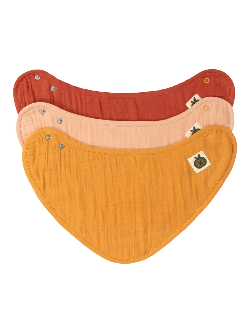 Little Green Radicals baby bib set pack of 3, UK version