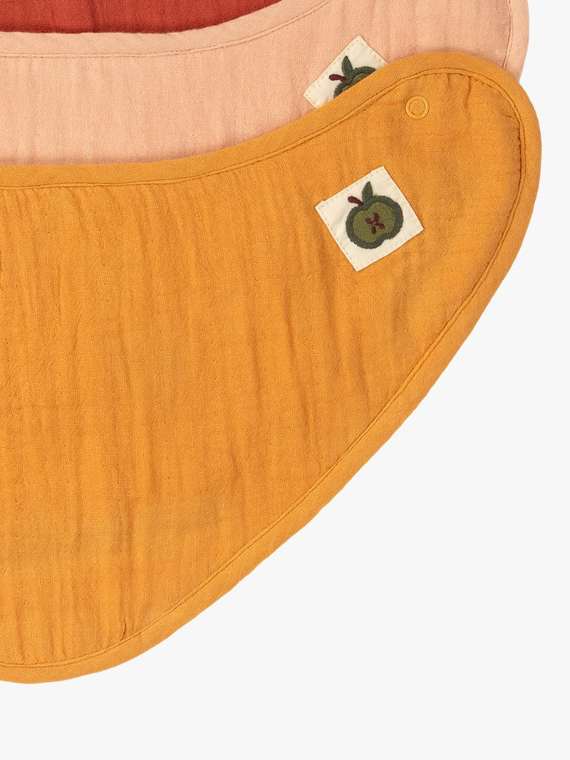 Little Green Radicals baby bib set pack of 3, UK version