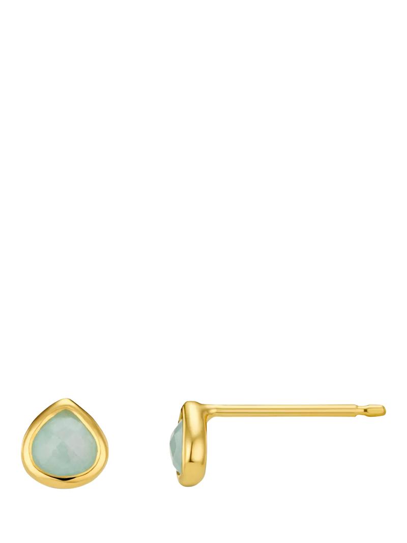 Orelia LUXE Amazonite stud earrings, UK version
