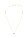 Orelia Amazonite pendant necklace 18ct gold plated - British product