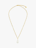 Orelia gold plated pearl pendant necklace (British brand)