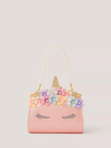 John Lewis Monsoon Kids' Flower Unicorn Clip Bag, Multi- Buy online at McGrocer