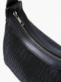 French Connection navy plisse crossbody bag, UK version