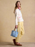 Joules canvas tote bag blue, imported from the UK