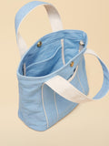 Joules canvas tote bag blue, imported from the UK