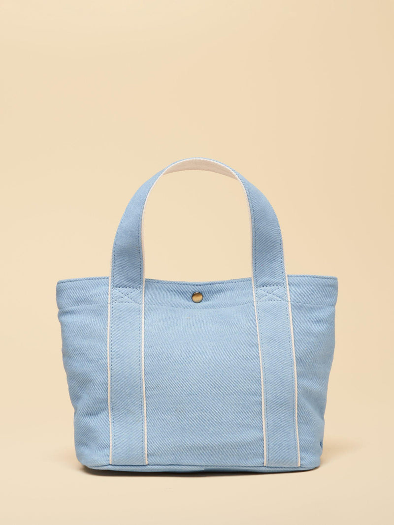 Joules canvas tote bag blue, imported from the UK