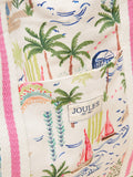 Joules palm print tote bag in multi (British brand)