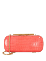 John Lewis Dune London Body Chain Strap Clutch Bag Coral- Buy online at McGrocer