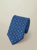 John Lewis Charles Tyrwhitt Silk Print Tie Royal Blue- Buy online at McGrocer