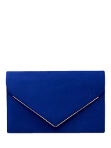 John Lewis Paradox London Delyssa Flapover Clutch Bag Royal Blue- Buy online at McGrocer