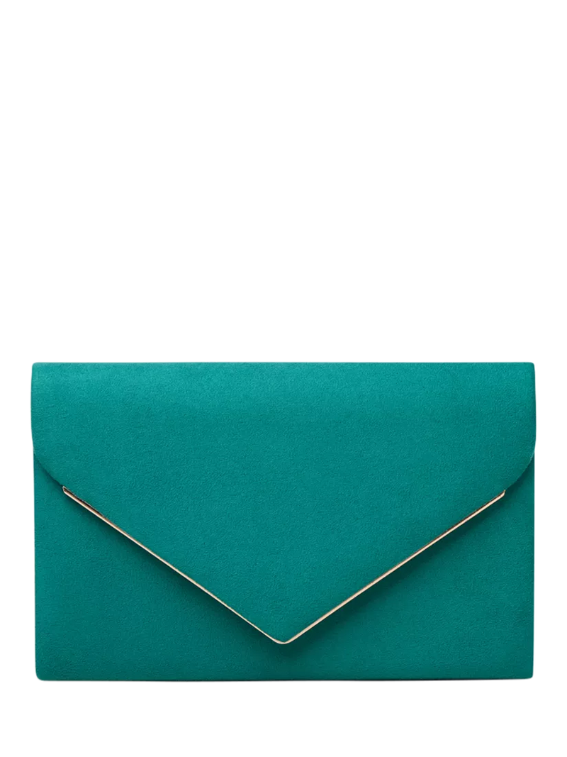 Paradox London Delyssa clutch bag emerald green, UK version