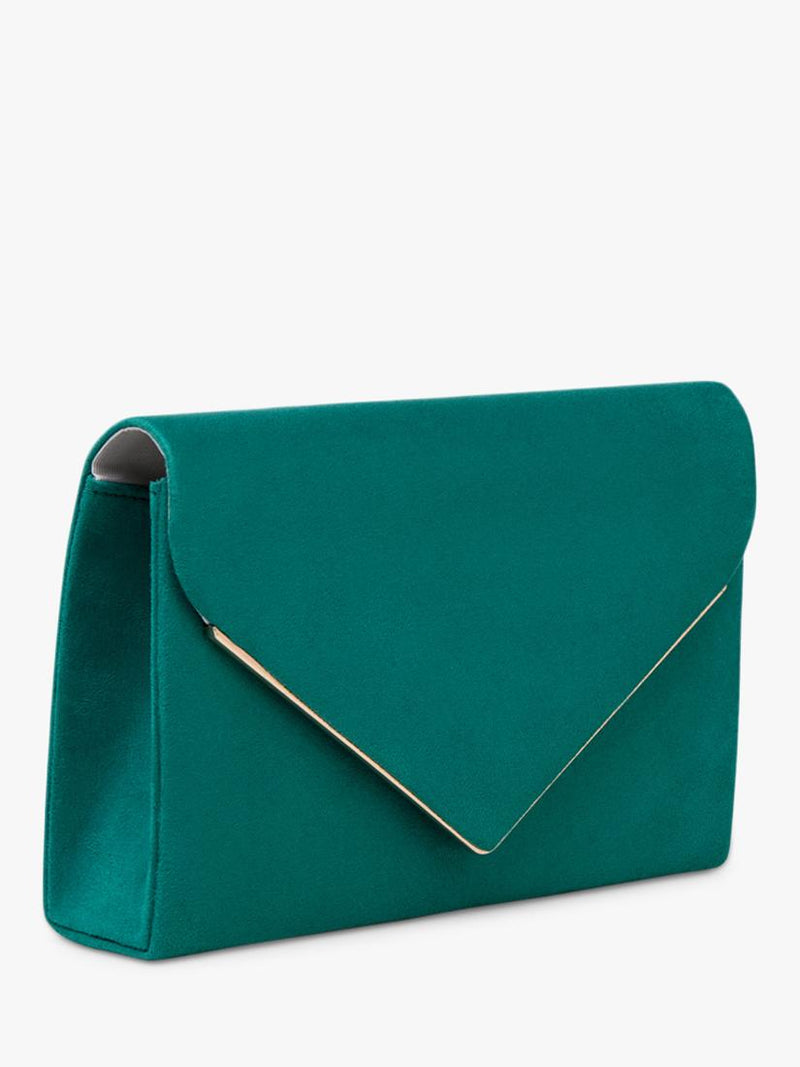 Paradox London Delyssa clutch bag emerald green, UK version