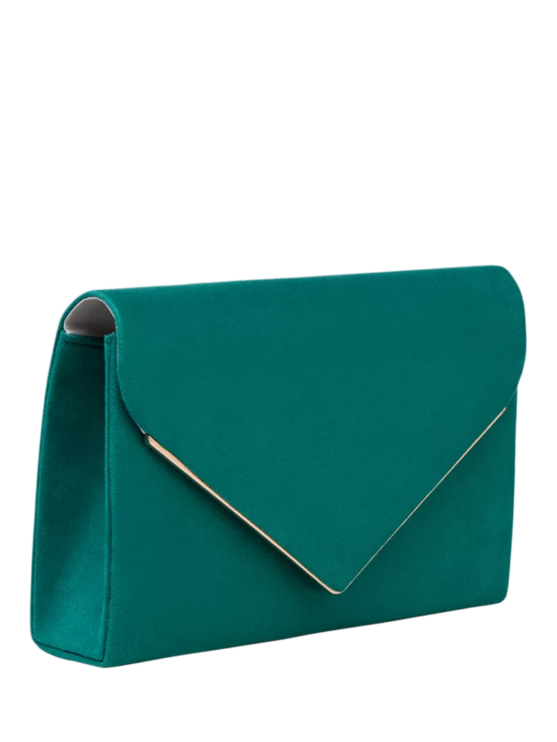 Paradox London Delyssa clutch bag emerald green, UK version