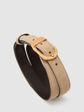 Reiss Hazel suede belt Stone 71cm - British product