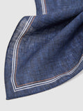 Reiss navy linen pocket square 100% linen, imported from the UK