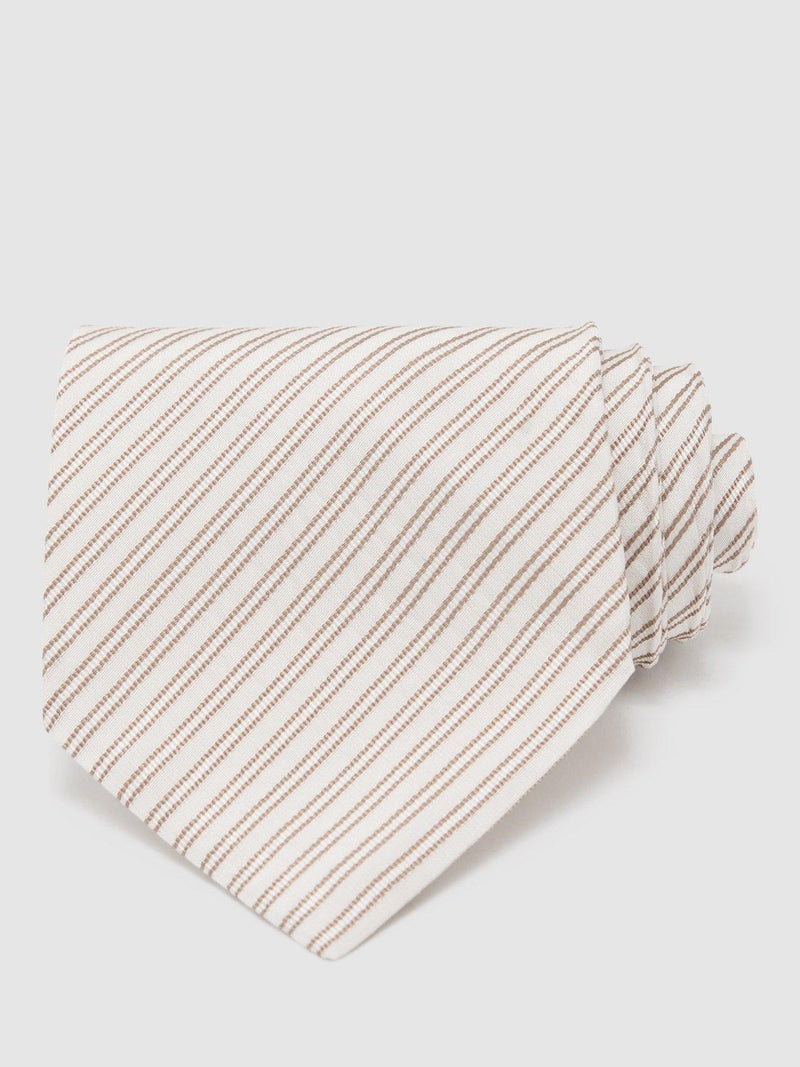 Reiss striped silk blend tie - British product