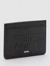 John Lewis Mango Croc Embossed Card Holder- Buy online at McGrocer
