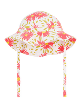 John Lewis Petit Bateau Kids' Floral Sun Hat, Cream/Multi- Buy online at McGrocer