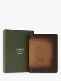 OSPREY LONDON hand burnished passport holder cognac, imported from the UK