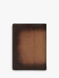 OSPREY LONDON hand burnished passport holder cognac, imported from the UK