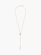 John Lewis Jigsaw Adjustable Lariat Necklace, Silver- Buy online at McGrocer
