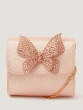 Monsoon kids shimmer butterfly bag pink (British brand)