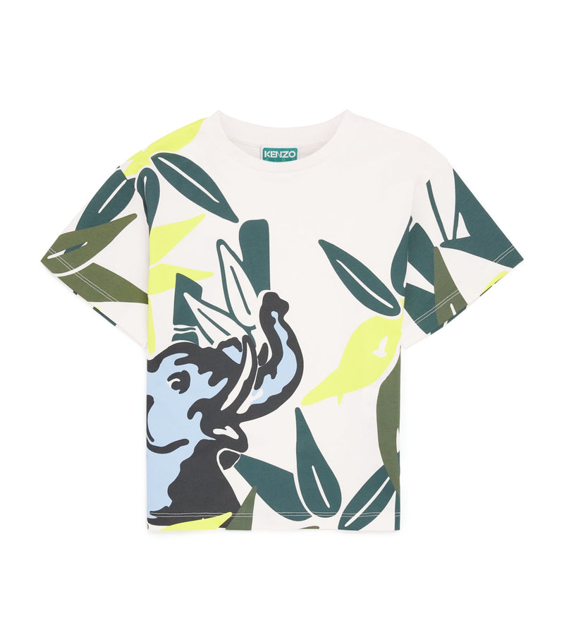 Kenzo kids cotton graphic T-shirt 2-14 years - British product