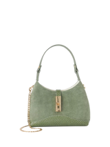 John Lewis Dune London Dini Dorset Turnlock Grab Bag, Green- Buy online at McGrocer
