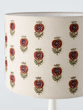 John Lewis embroidered drum lampshade pomegranate design 25cm, imported from the UK