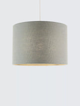 John Lewis John Lewis Sophia Pure Linen Drum Lampshade, Heritage Grey- Buy online at McGrocer