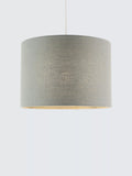 John Lewis Sophia pure linen drum lampshade heritage grey, imported from the UK