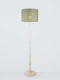 John Lewis Sophia pure linen drum lampshade green sage, UK version