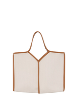 John Lewis ICHI Alice Structured Tote Bag, Humus- Buy online at McGrocer