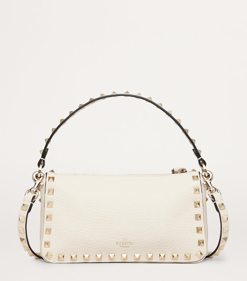Valentino Garavani small leather Rockstud shoulder bag (British brand)