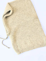 John Lewis Truly Ribbed Hood Beige Hooded Snood- Buy online at McGrocer