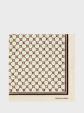 Gerard Darel Darlene geometric silk scarf 65cm - British product