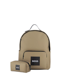 HUGO BOSS Kids' Backpack & Pencil Case Set, Dark Stone