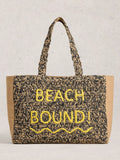 White Stuff Beach Bound Tote Bag, Natural