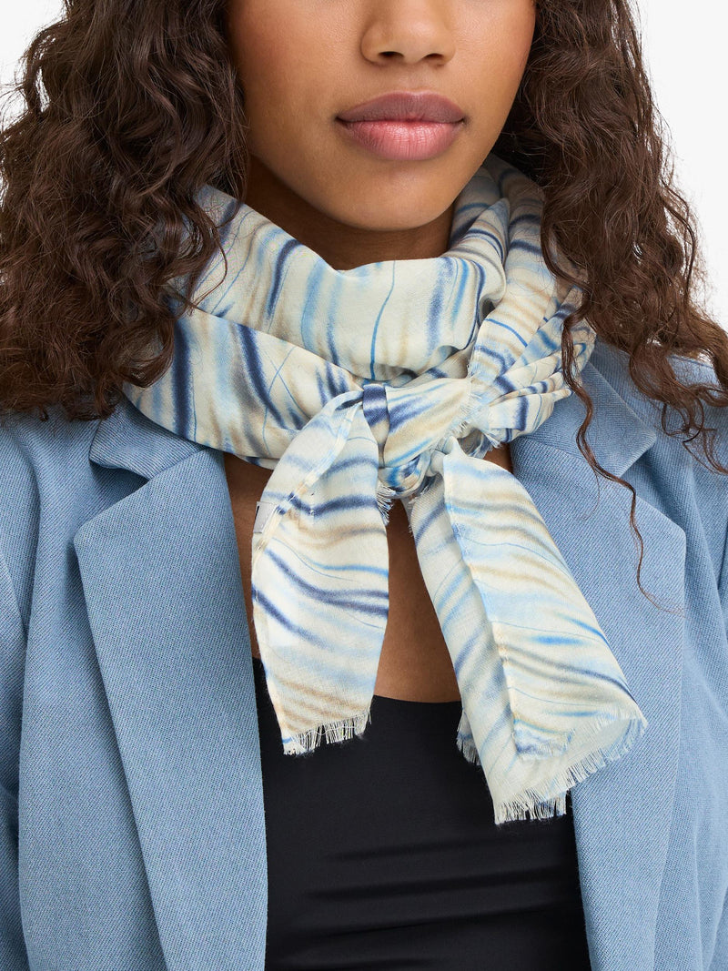ICHI Ianja Scarf Nebulas Blue, UK version