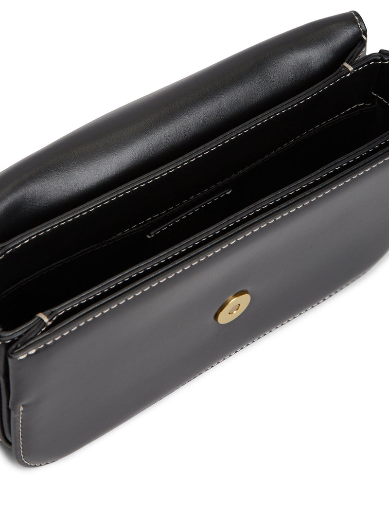 Tommy Hilfiger leather crossbody bag in black (British brand)