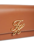 Tommy Hilfiger brown leather crossbody bag, imported from the UK